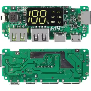 Módulo Power Bank con Display Digital – USB Dual 5V 2.4A's photo #1