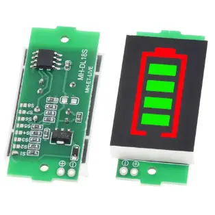 Módulo indicador de capacidad de bateria desde 1S a 8S — imagen 1