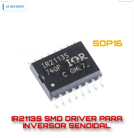 IR2113S – Driver SMD para Inversores Senoidales (Half-Bridge / Full-Bridge)'s foto | Taller Alejo |  BizneCubano