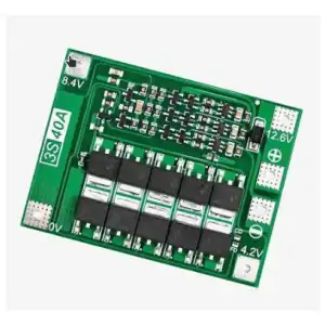 BMS 3S 12V 40A con balanceo para baterías de litio 18650 miniatura 1