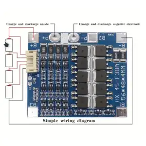 BMS LiFePO4 4S 30A miniatura 1