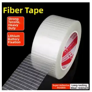 Cinta de Fibra de Vidrio Reforzada 20mm x 25m miniatura 1
