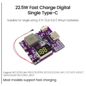 Modulo de Power Bank carga rápida 22.5W miniatura 1
