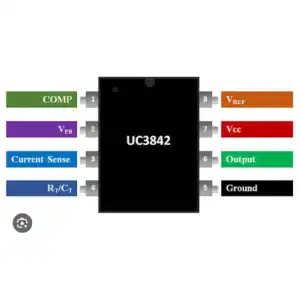 Circuito integrado PWM UC382B miniatura 2